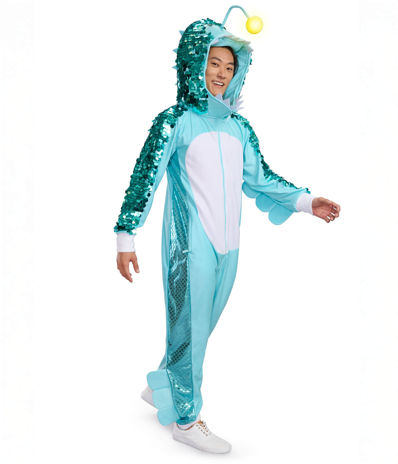 Men's Angler Fish Light Up Costume Image 2