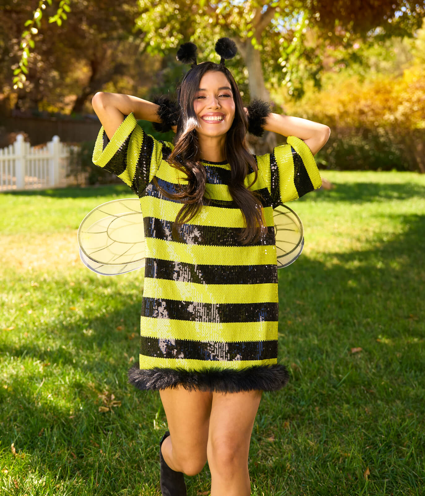 Sequined Bee Costume Dress