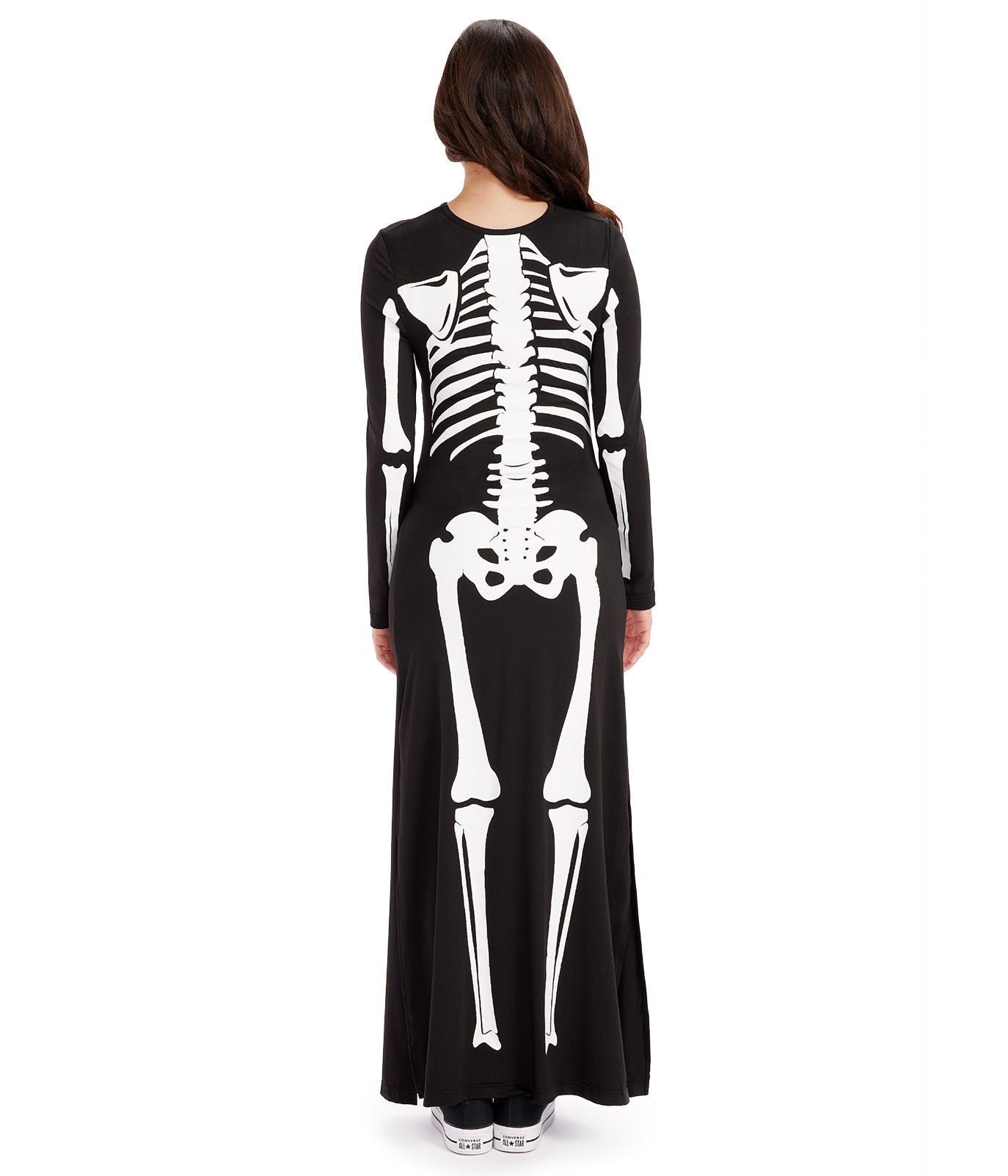 Pregnant Skeleton Maternity Costume Dress Image 2