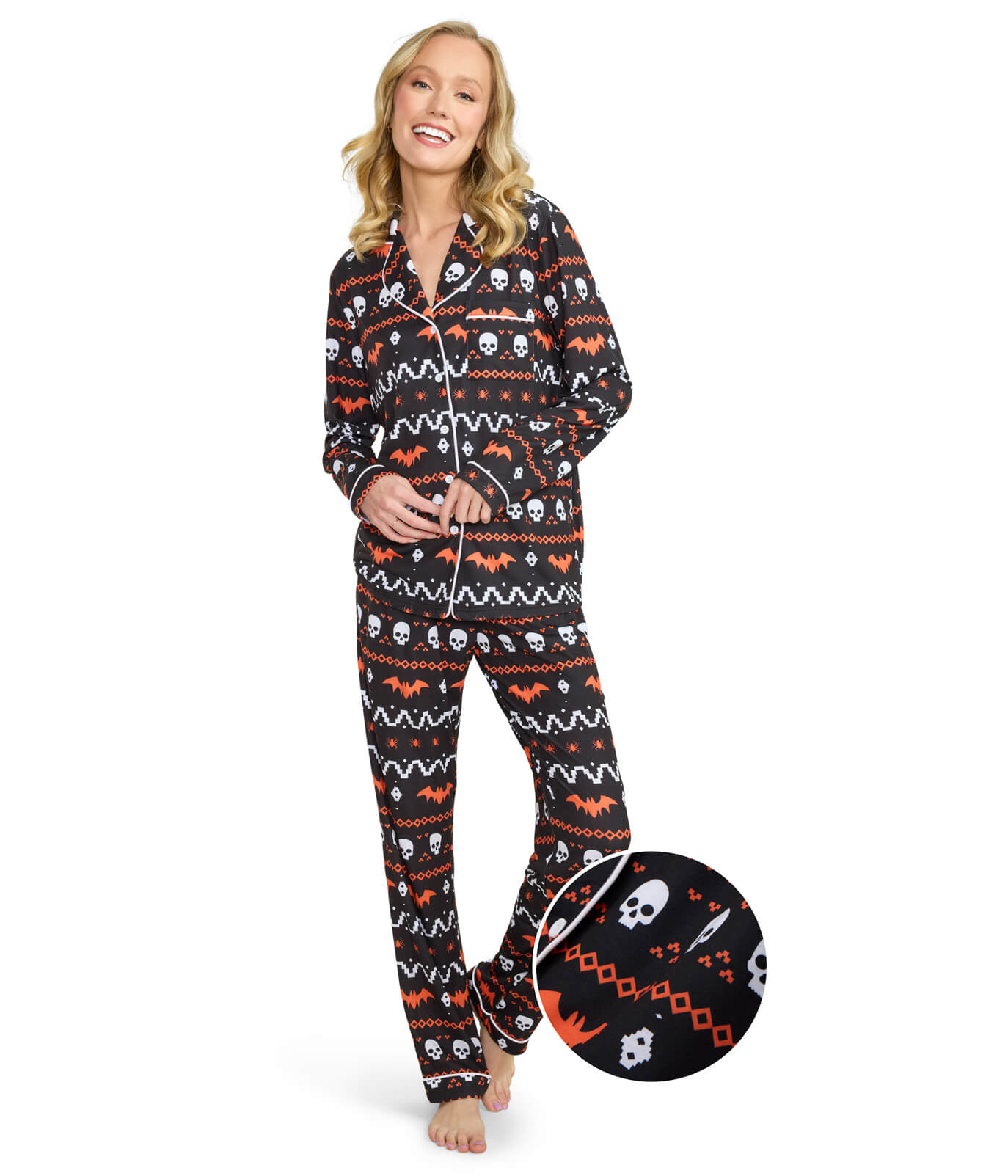 Women's Creature of the Night Halloween Pajama Set