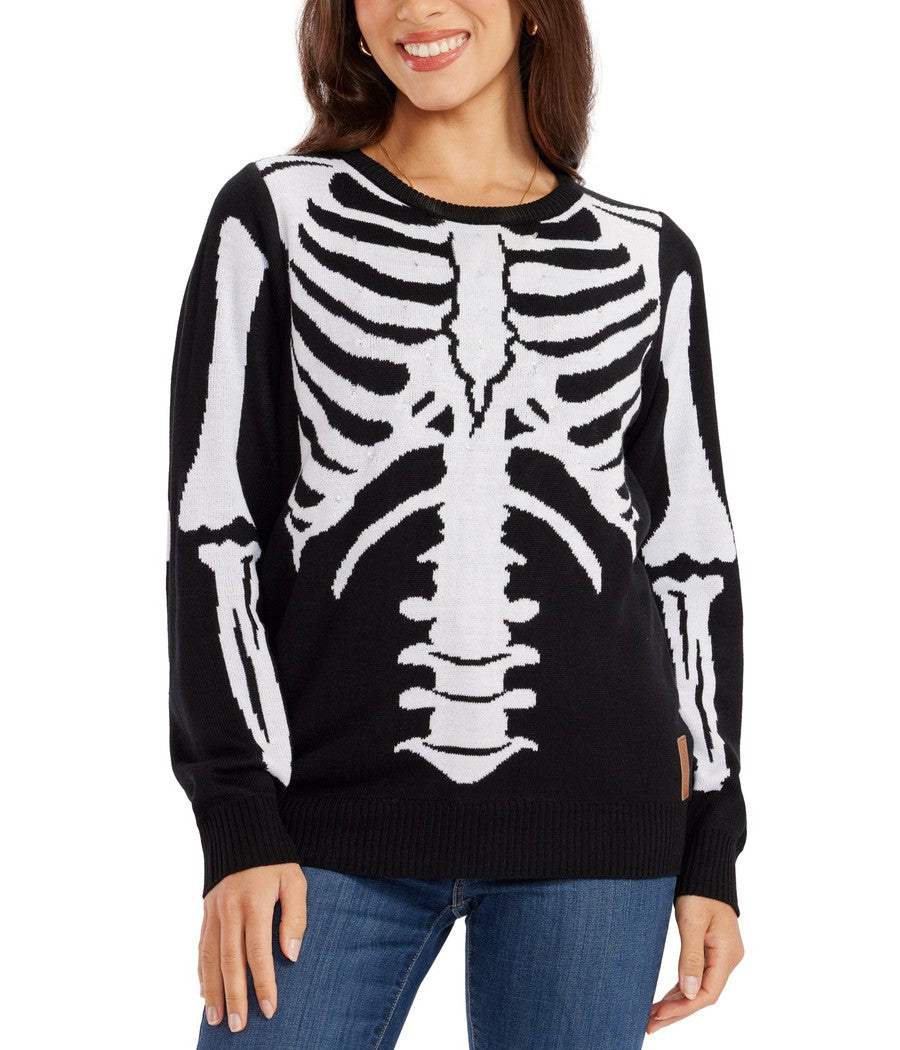 Women's Skeleton Light Up Sweater