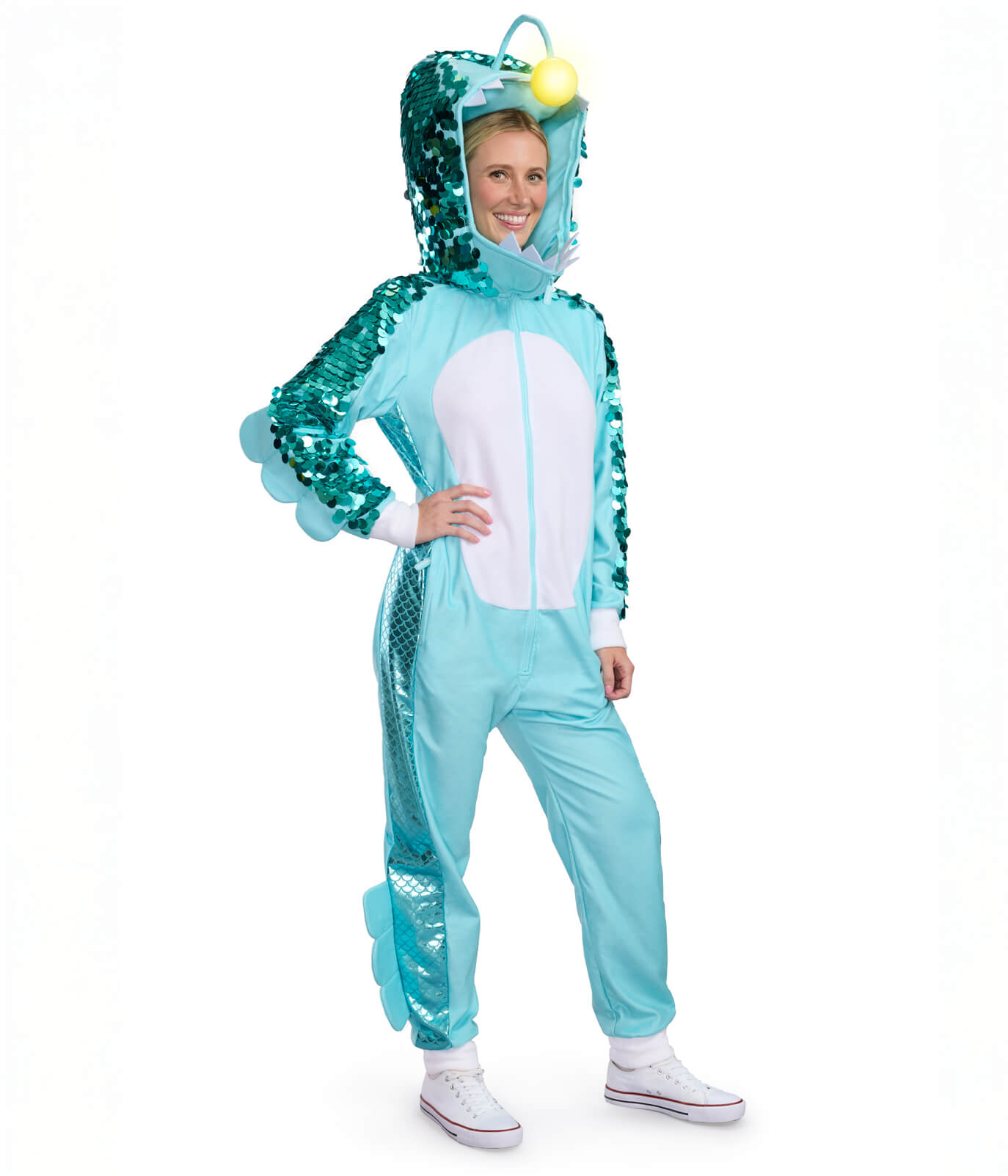 Women's Angler Fish Light Up Costume Image 2