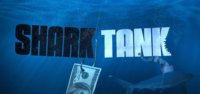 Shark Tank page - image of shark tank television show logo